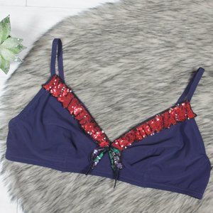 Aerie Cherry Sequin Bra
